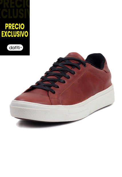 Tenis Cuero Rojo VillabonR VT-3017