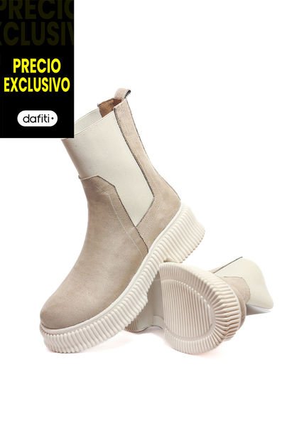 Botines Mujer Beige VillabonR VMY-9034