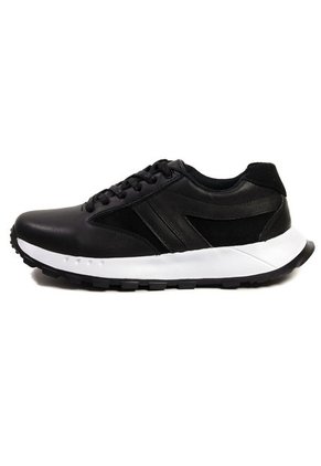 Tenis Moda Cuero Hombre Negro VillabonR VA-3015