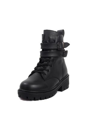 Botas Cuero Negro VillabonR VDM-5055 Correas