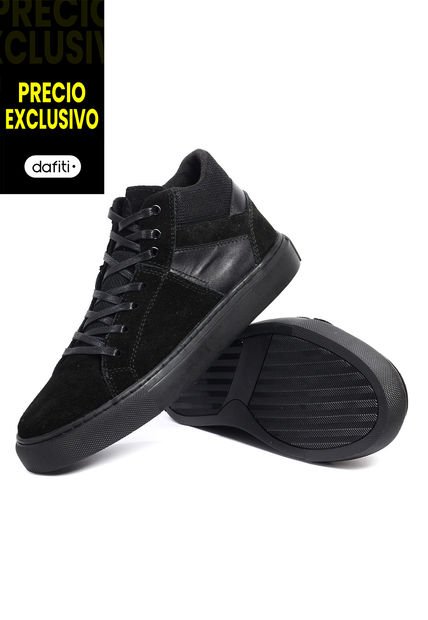 Teni Bota Moda Cuero Hombre Negro VillabonR VF-3032