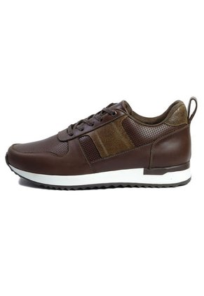 Tenis Moda Cuero Hombre Cafe VillabonR VW-3031