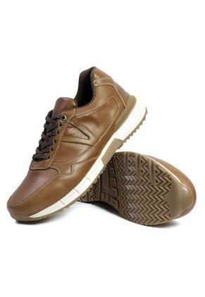 Tenis Moda Cuero Hombre Miel VillabonR VA-3014