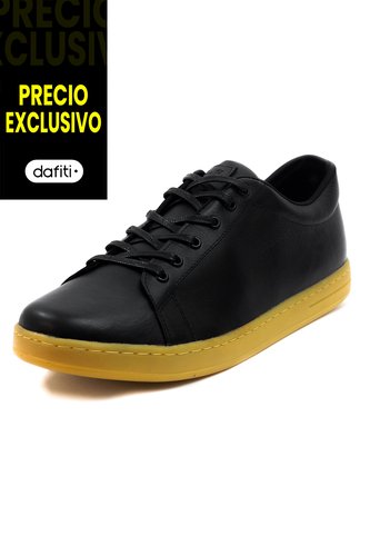 Tenis Cuero Negro VillabonR VT-3011 VillabonR
