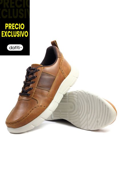 Tenis Cuero Hombre Miel VillabonR VL-3031C-A