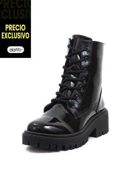 Botas Charol Mujer Negro VillabonR VMD-5045C-A