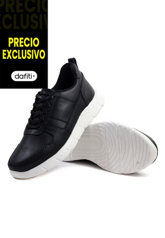 Tenis Cuero Hombre Negro VillabonR VL-3030 VillabonR