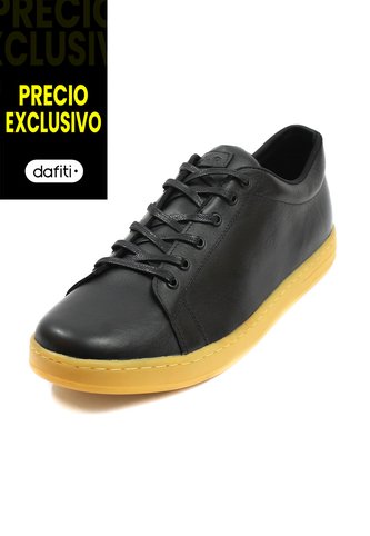 Tenis Cuero Negro VillabonR VT-3007 VillabonR