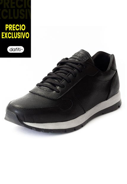 Tenis Hombre Cuero Negro VillabonR VP-3030C-A
