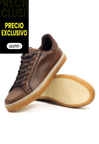 Tenis Cuero Café VillabonR VT-3013 VillabonR