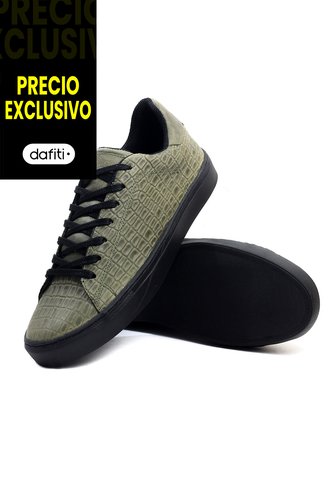Tenis Cuero Verde VillabonR VT-3016 VillabonR