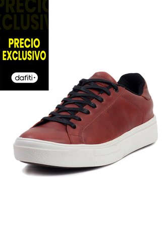 Tenis Cuero Rojo VillabonR VT-3017 VillabonR
