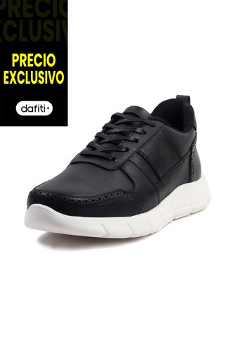 Tenis Cuero Negro VillabonR VL-3030 VillabonR