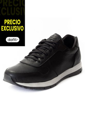 Tenis Cuero Negro VillabonR VP-3030 VillabonR