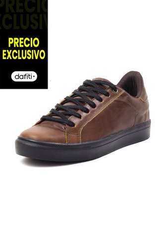 Tenis Cuero Café VillabonR VT-3010 VillabonR