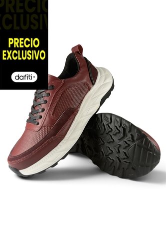 Tenis Cuero Vinotinto VillabonR VTS-8047 VillabonR