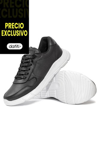 Tenis Cuero Negro VillabonR VP-3038 VillabonR