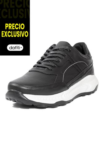Tenis Cuero Negro VillabonR VTM-8033 VillabonR