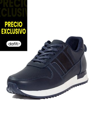 Tenis Cuero VillabonR VW-3033 Azul VillabonR