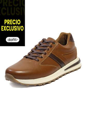 Tenis Cuero Hombre Miel VillabonR VATR-3017 VillabonR