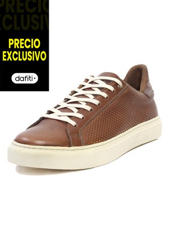 Tenis Cuero Hombre VillabonR VT-3021 Café VillabonR