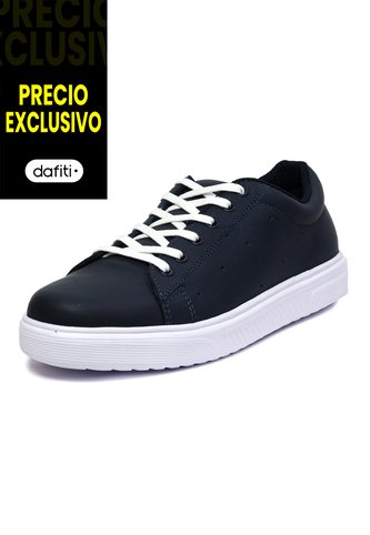 Tenis Cuero Hombre VillabonR VT-3020 Azul VillabonR
