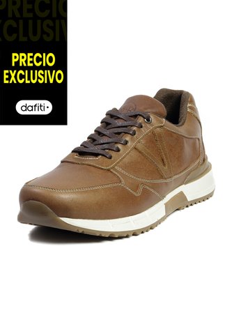 Tenis Moda Cuero Hombre Miel VillabonR VA-3014 VillabonR