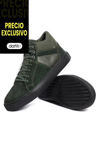 Teni Bota Moda Cuero Hombre Gris VillabonR VF-3033 VillabonR