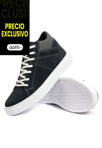 Teni Bota Moda Cuero Hombre Gris VillabonR VF-3031 VillabonR