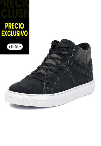 Teni Bota Moda Cuero Hombre Gris VillabonR VF-3030 VillabonR