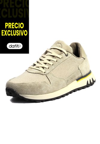 Tenis Moda Cuero Hombre Negro VillabonR VK-3031 VillabonR