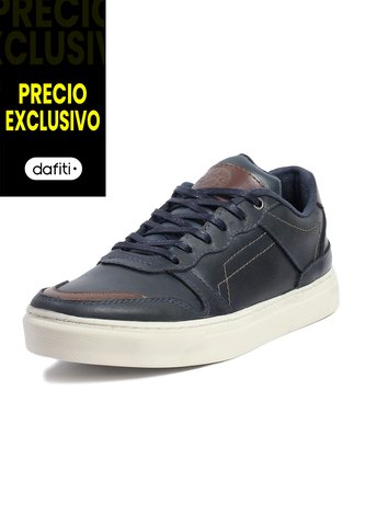 Tenis Cuero Hombre Azul VillabonR VD-3033 VillabonR