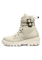 Botas Cuero Mujer Beige VillabonR VDM-5055 Correas de VillabonR
