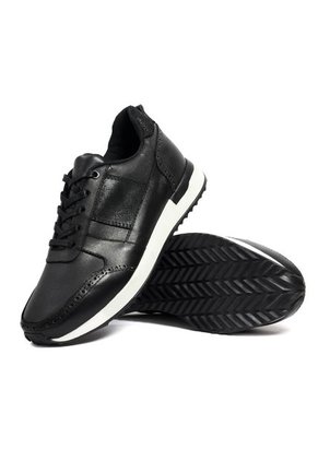 Tenis Cuero Hombre Negro VillabonR VL-3033