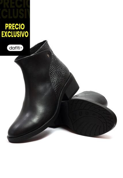 Botin Cuero Mujer Negro VillabonR VBP-5005