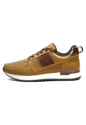 Tenis Cuero Hombre Miel VillabonR VL-3034