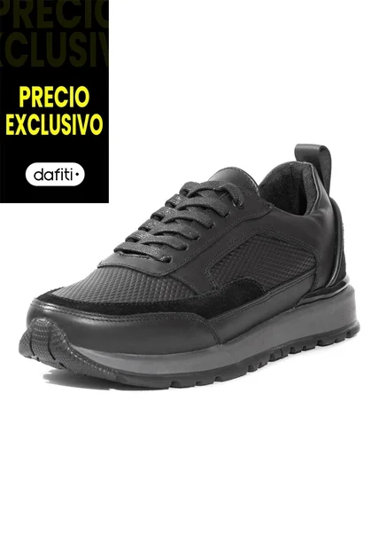 Tenis Cuero Negro VillabonR VTS-8043