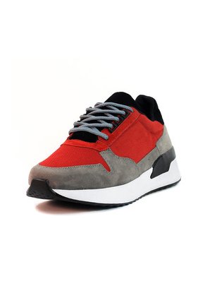 Tenis Hombre VillabonR VTH-3037 Rojo Gris