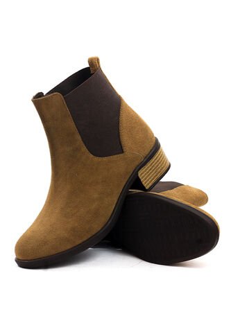 Botín Cuero Café Claro VillabonR VSH-5332 VillabonR