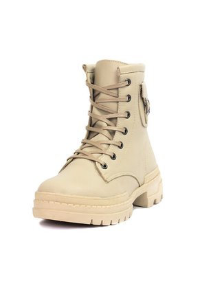Botin Cuero Mujer Beige VillabonR VDM-5055