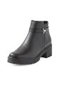Botin Cuero Mujer Negro VillabonR VRB-3036 de VillabonR