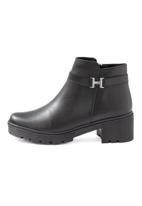 Botin Cuero Mujer Negro VillabonR VRB-3036