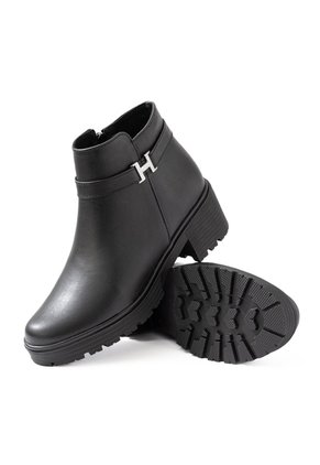 Botin Cuero Mujer Negro VillabonR VRB-3036