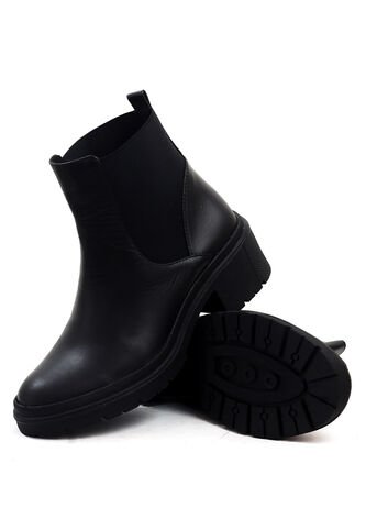 Botín Cuero Mujer Negro VillabonR VSH-5332 VillabonR