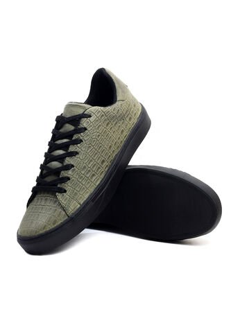 Tenis Cuero Verde VillabonR VT-3016 VillabonR