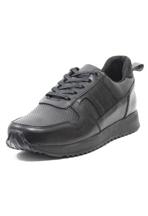 Tenis Cuero Hombre VillabonR VW-3030 Negro