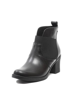 Botines Cuero Mujer Negro VillabonR VBC-5005