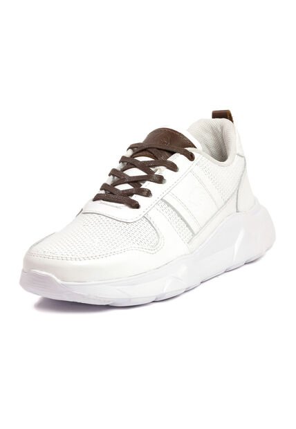 Tenis Moda Cuero Hombre Blanco VillabonR VL-3038