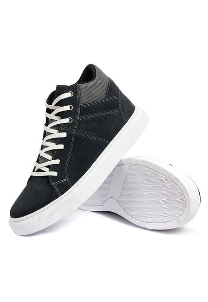 Teni Bota Moda Cuero Hombre Gris VillabonR VF-3031