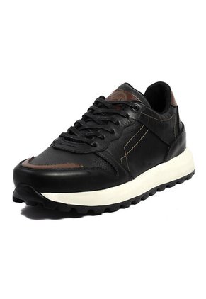 Tenis Cuero Hombre Negro VillabonR VD-3032